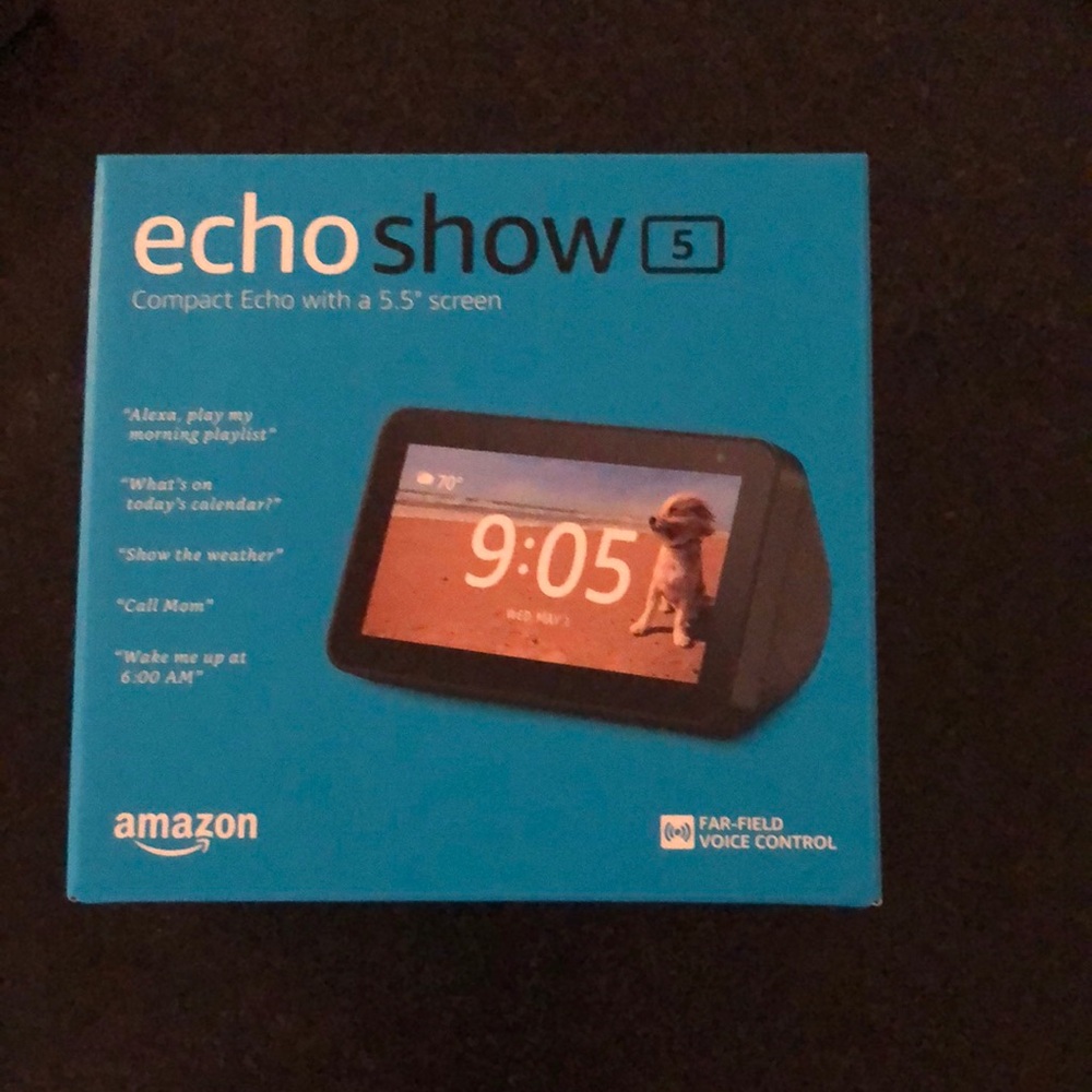 Amazon Echo Show 5 with Blue Packaging (SEALED ORIGINAL BOX)